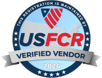 USFCR Verified Vendor 2026 Seal